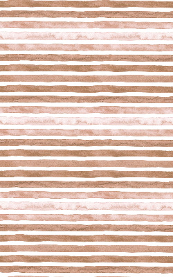 Blackout roller blind Brown painted stripes
