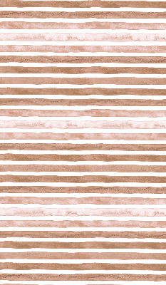 Blackout roller blind Brown painted stripes