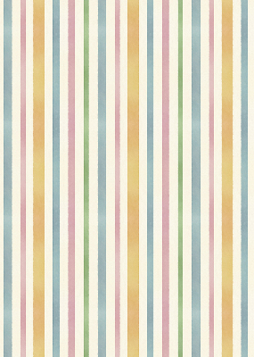 Blackout roller blind for window with colorful vertical stripes