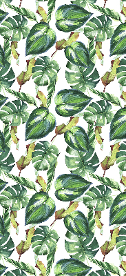 Blackout roller blind Tropical plants