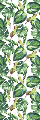 Blackout roller blind Tropical plants