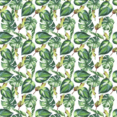 Blackout roller blind Tropical plants