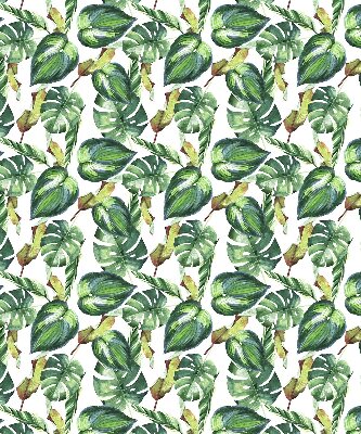 Blackout roller blind Tropical plants