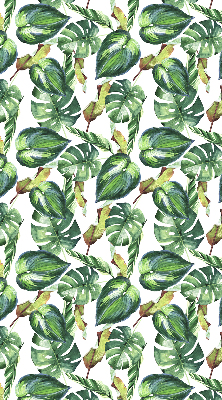 Blackout roller blind Tropical plants