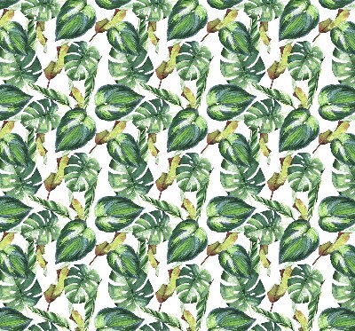 Blackout roller blind Tropical plants