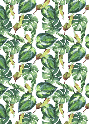 Blackout roller blind Tropical plants
