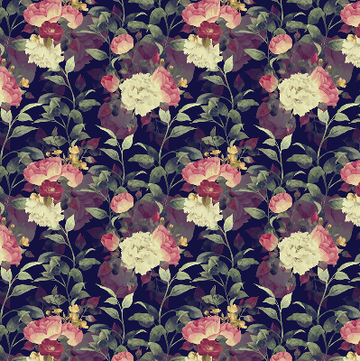 Blackout roller blind Flowers