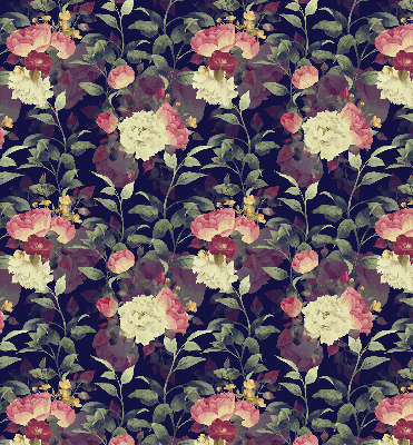 Blackout roller blind Flowers