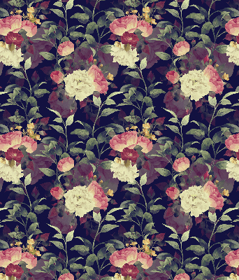 Blackout roller blind Flowers