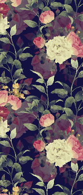 Blackout roller blind Flowers