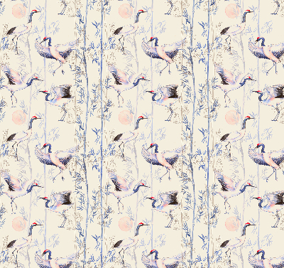 Blackout roller blind for window Herons