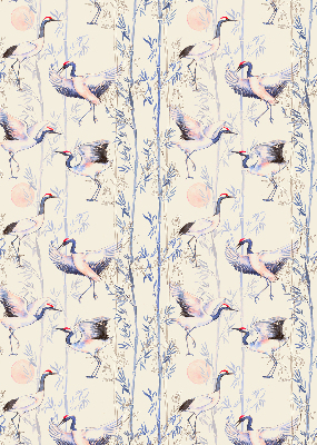 Blackout roller blind for window Herons