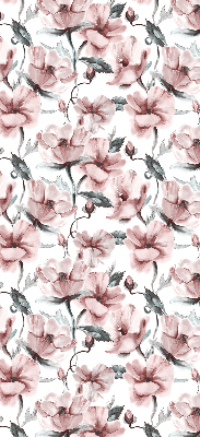 Blackout roller blind Pink flowers