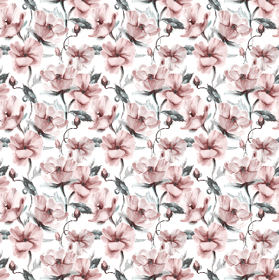 Blackout roller blind Pink flowers