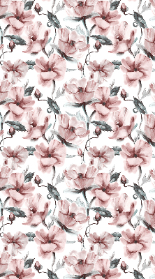 Blackout roller blind Pink flowers