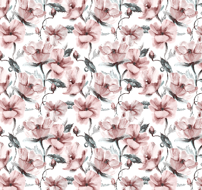 Blackout roller blind Pink flowers
