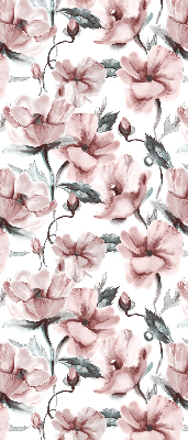 Blackout roller blind Pink flowers