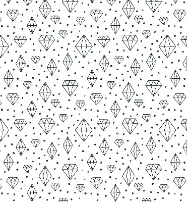 Blackout roller blind with a diamond pattern