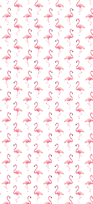 Blackout roller blind for window Flamingos