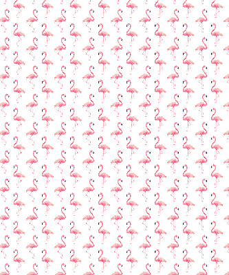 Blackout roller blind for window Flamingos