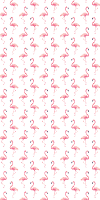 Blackout roller blind for window Flamingos