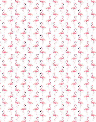 Blackout roller blind for window Flamingos