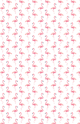 Blackout roller blind for window Flamingos