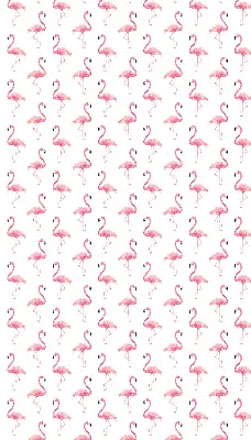 Blackout roller blind with flamingo pattern