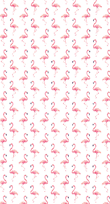 Blackout roller blind for window Flamingos