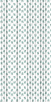 Fabric roller blind for window Small colorful fir trees