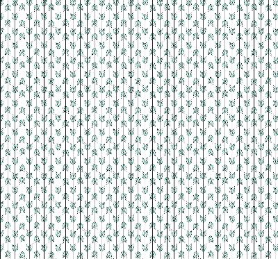 Fabric roller blind for window Small colorful fir trees