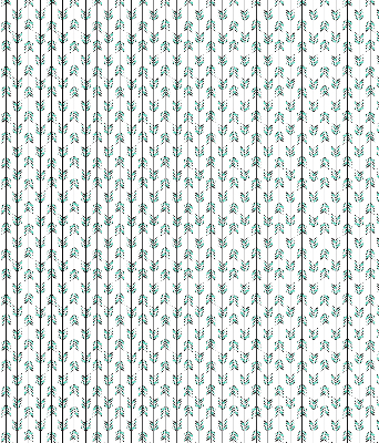 Fabric roller blind for window Small colorful fir trees
