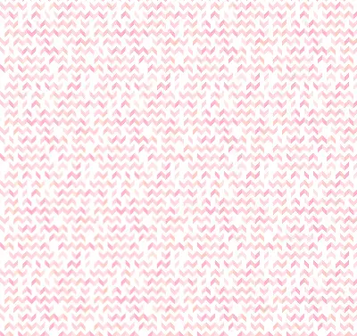 Blackout roller blind with pink up and down arrows pattern
