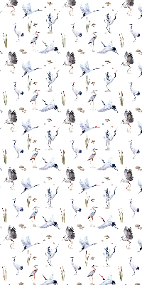 Fabric roller blind for window Herons