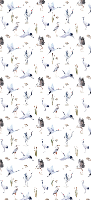 Fabric roller blind for window Herons