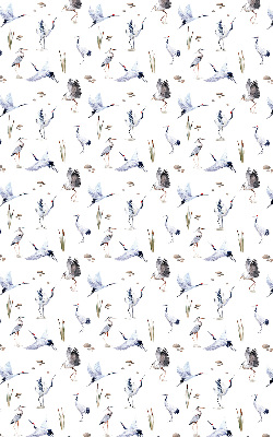 Fabric roller blind for window Herons