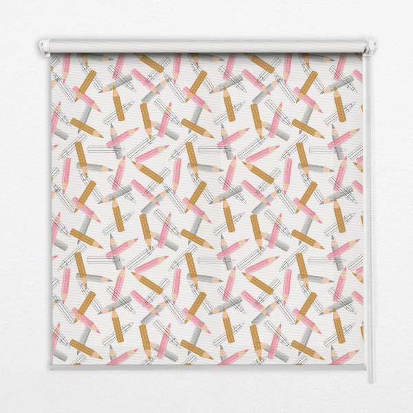 Blackout roller blind Crayons