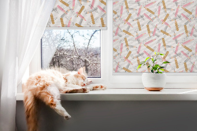 Blackout roller blind Crayons