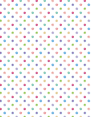 Blackout roller blind for window Colorful dots