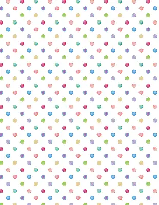 Blackout roller blind for window with colorful dots pattern