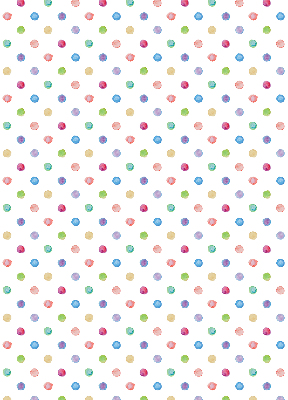 Blackout roller blind for window Colorful dots