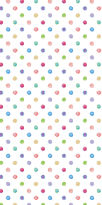Blackout roller blind for window Colorful dots