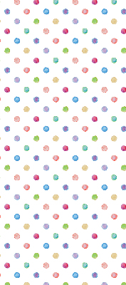 Blackout roller blind for window Colorful dots