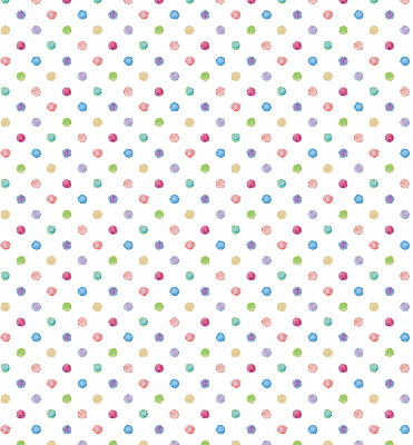 Blackout roller blind for window Colorful dots