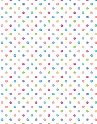 Blackout roller blind for window Colorful dots