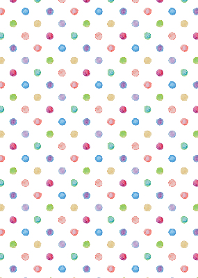 Blackout roller blind for window Colorful dots
