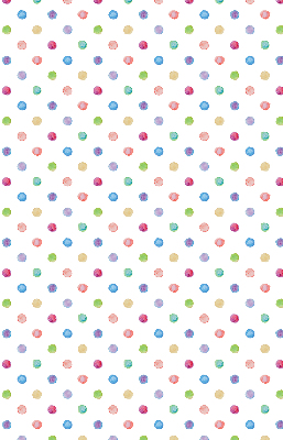 Blackout roller blind for window Colorful dots