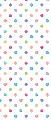 Blackout roller blind for window Colorful dots