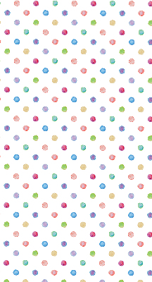 Blackout roller blind for window Colorful dots