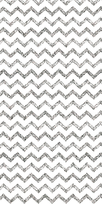 Fabric roller blind for window Gray horizontal zigzags